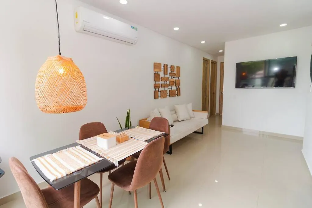 Apartamento A Un Paso Del Mar En Rodadero White 302 Apartment Santa Marta
